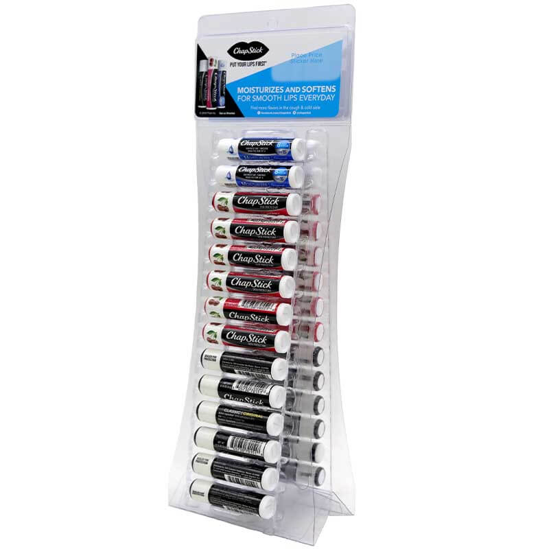 Chap Stick Lip Care Tent Card | 0.15oz | 28 Count Display | Assorted Flavors product image